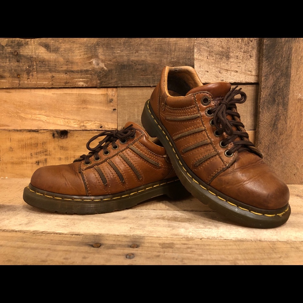 Dr. Martens AirWair Brown Leather Oxfords #12037